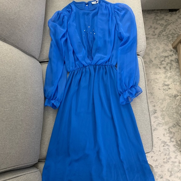 Beautiful Vintage Dress size medium - Picture 5 of 11